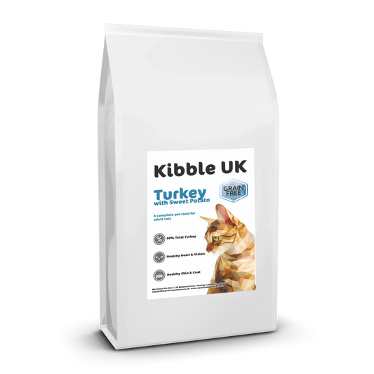 Grain Free Adult Cat Food - Turkey with Sweet Potato - Kibble UK - My Online Pet Store