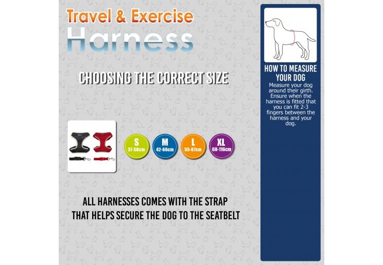 Ancol Travel & Exercise Harness - Kibble UK - My Online Pet Store