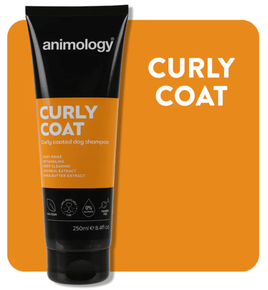 Animology Curly Coat Dog Shampoo (250ml) - Kibble UK - My Online Pet Store