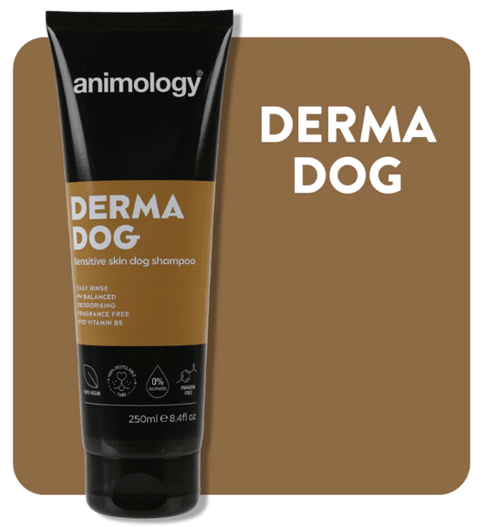 Animology Derma Dog Sensitive Skin Shampoo (250ml) - Kibble UK - My Online Pet Store