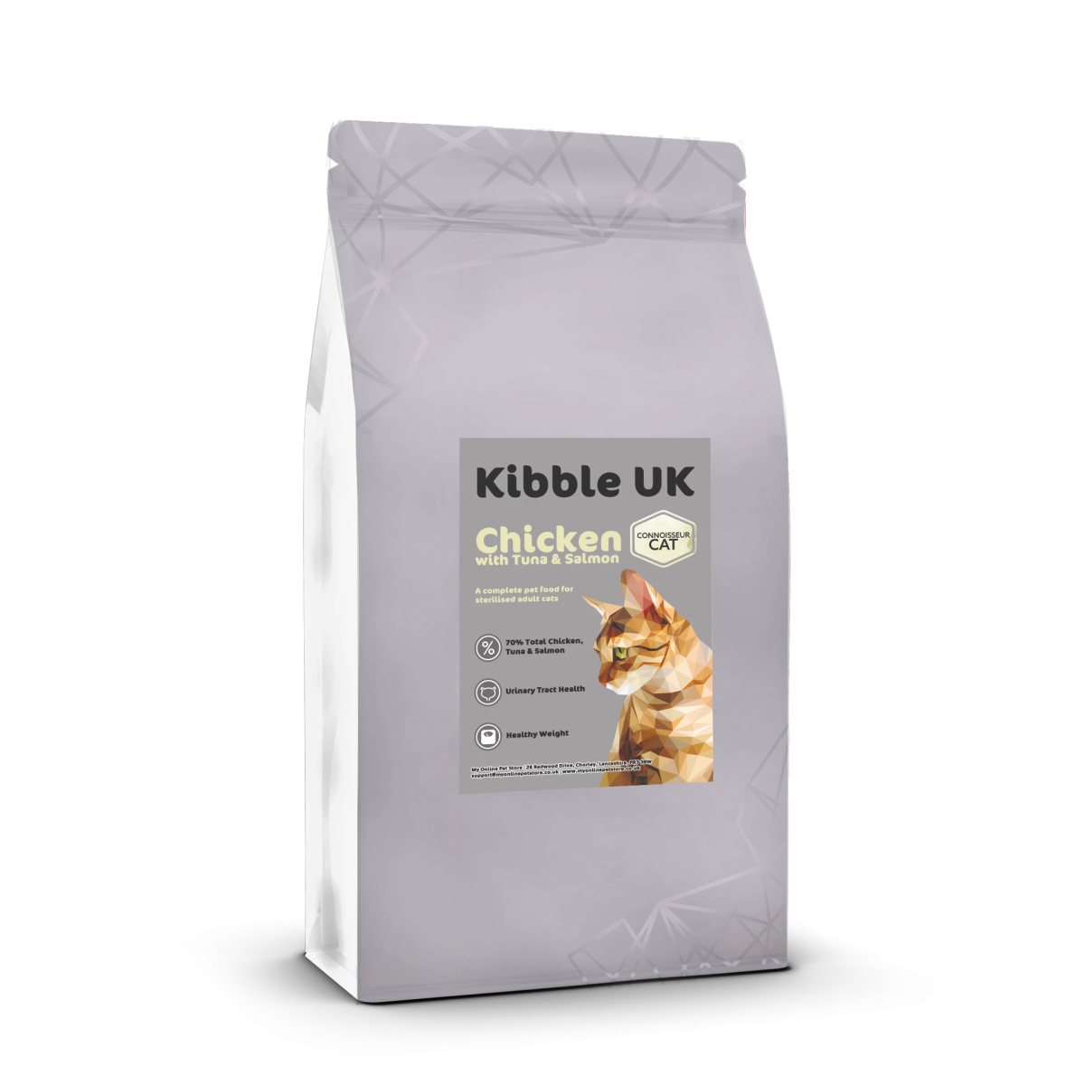 Connoisseur Adult Cat Food - Chicken with Tuna & Salmon - Kibble UK - My Online Pet Store