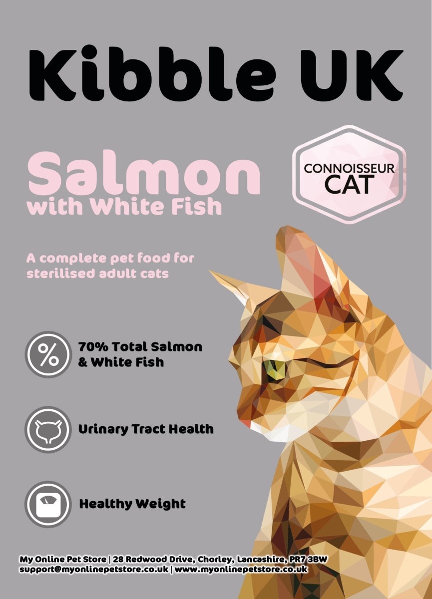 Connoisseur Adult Cat Food - Salmon with White Fish - Kibble UK - My Online Pet Store
