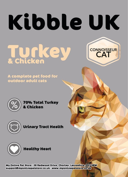 Connoisseur Adult Cat Food - Turkey & Chicken - Kibble UK - My Online Pet Store