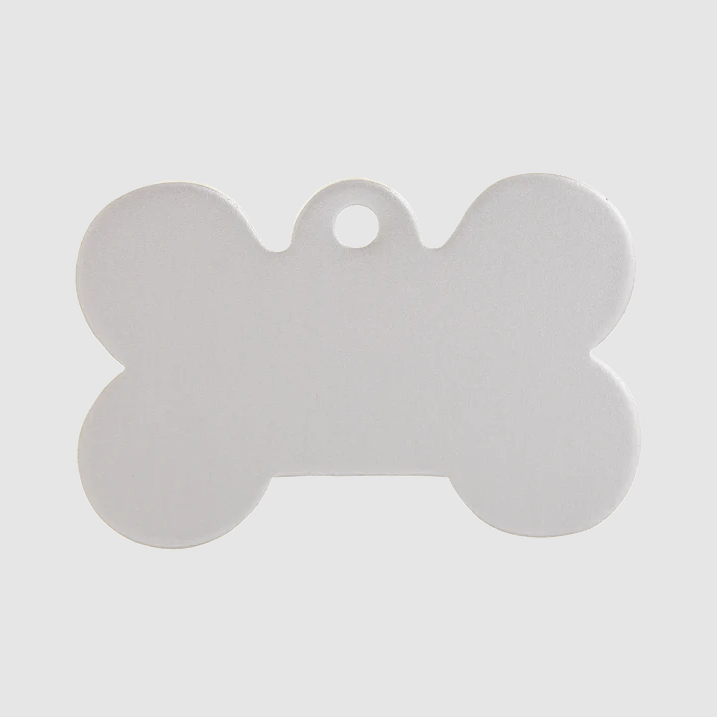 Pet I.D Tag - Aluminium Bone (Various Colours) - Kibble UK - My Online Pet Store