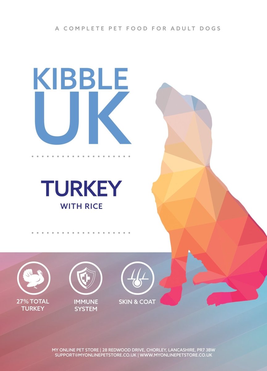 Super Premium Adult Dog Food - Turkey with Rice - Kibble UK - My Online Pet Store