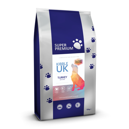 Super Premium Adult Dog Food - Turkey with Rice - Kibble UK - My Online Pet Store