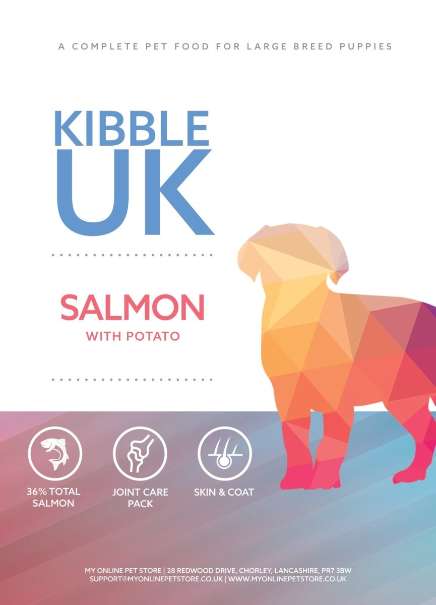 Super Premium Large Breed Puppy Food - Salmon with Potato - Kibble UK - My Online Pet Store