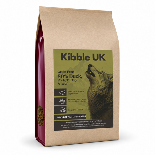 Wilderness 80 Grain Free Dog Food (All Lifestages) - Duck, Pork, Turkey & Angus Beef
