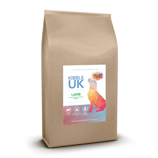 Grain Free Adult Dog Food - Lamb with Sweet Potato & Mint - Kibble UK - My Online Pet Store