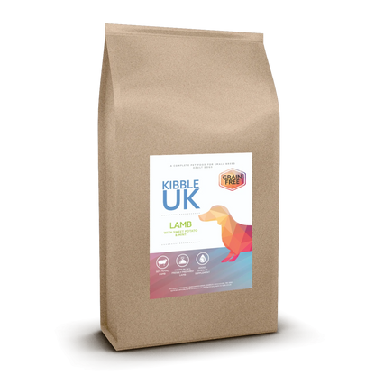 Grain Free Small Breed Dog Food - Lamb with Sweet Potato & Mint - Kibble UK - My Online Pet Store