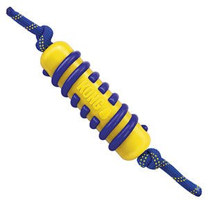 Kong Jaxx Bright Stick with Rope - Kibble UK - My Online Pet Store