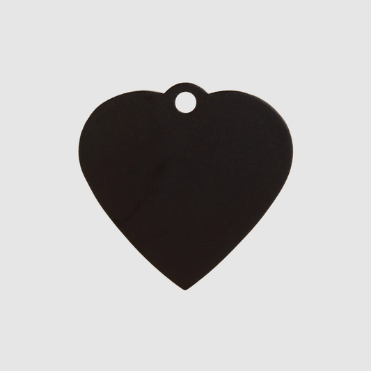 Pet I.D Tag - Aluminium Heart (Various Colours) - Kibble UK - My Online Pet Store