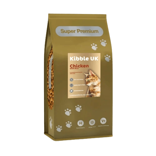 Super Premium Adult Cat Food - Chicken with Rice - Kibble UK - My Online Pet Store