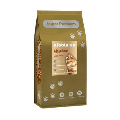 Super Premium Adult Cat Food - Chicken with Rice - Kibble UK - My Online Pet Store