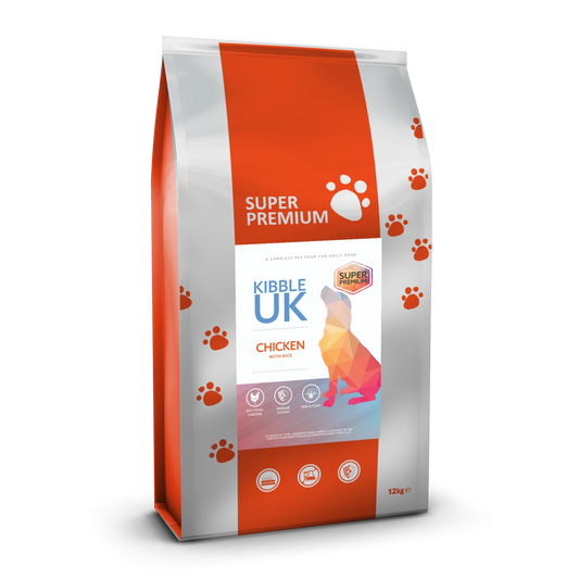 Super Premium Adult Dog Food - Chicken with Rice - Kibble UK - My Online Pet Store