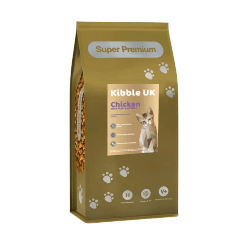 Super Premium Kitten Food - Chicken with Fish and Rice - Kibble UK - My Online Pet Store