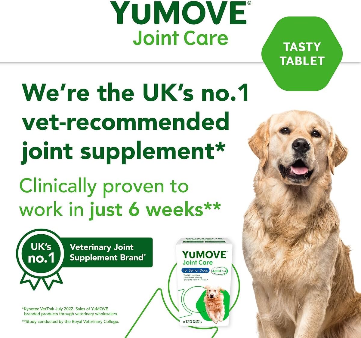 YuMOVE Joint Care for Senior Dogs - Kibble UK - My Online Pet Store